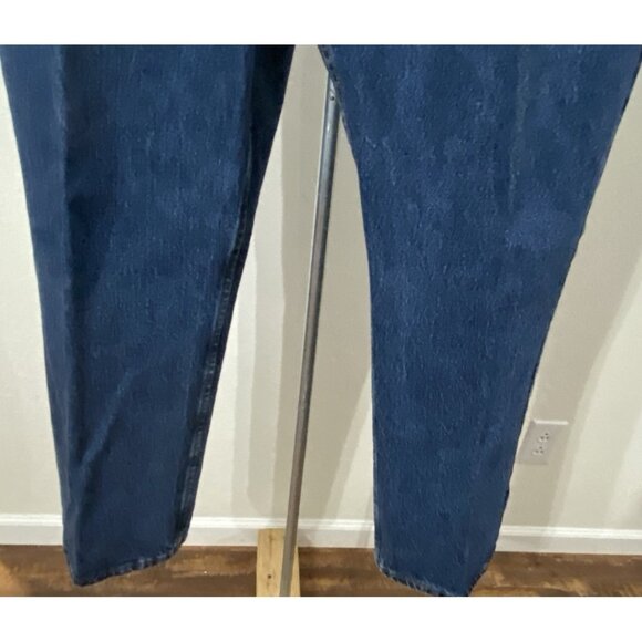 Faded Glory Jeans & Co Mens 38X29(tag reads 30) Dark Wash 100% Cotton Relaxed - Picture 3 of 9